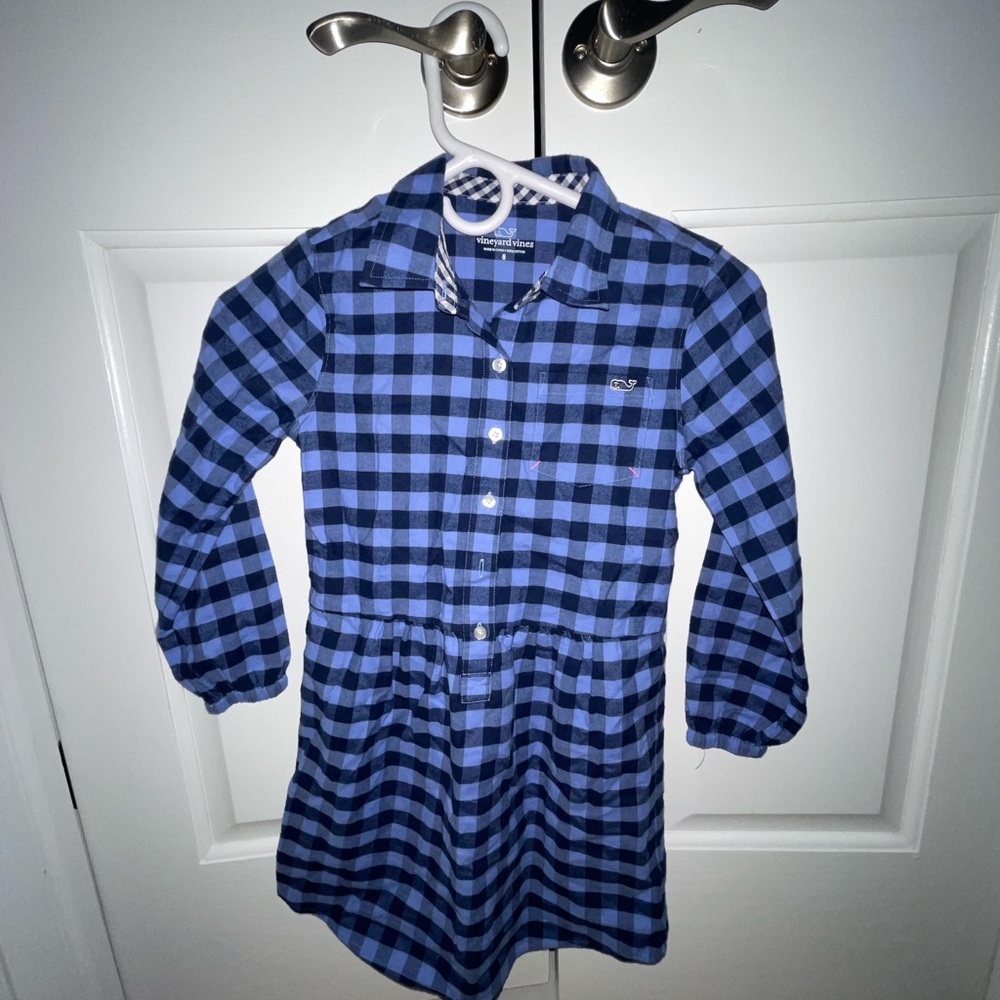 Washed never worn girls flannel dress